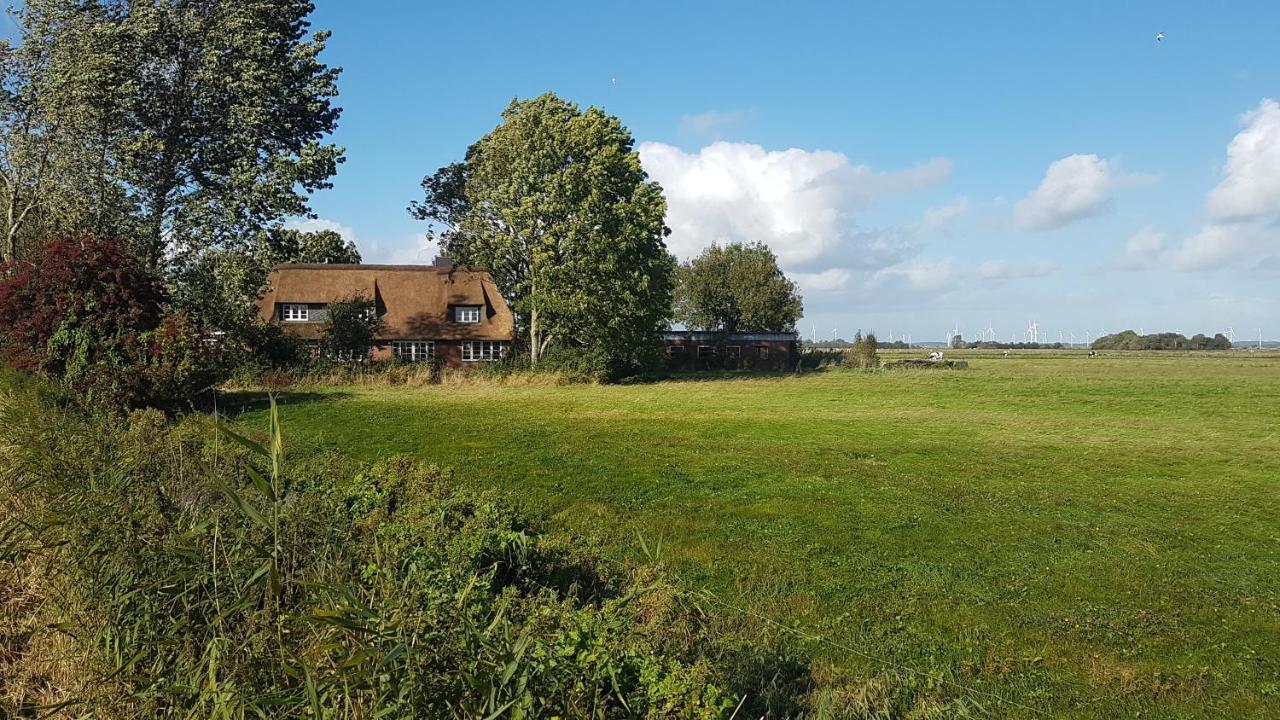 Ferienwohnung Marschkieker - Kleiner Deichhof Hattstedtermarsch Kültér fotó